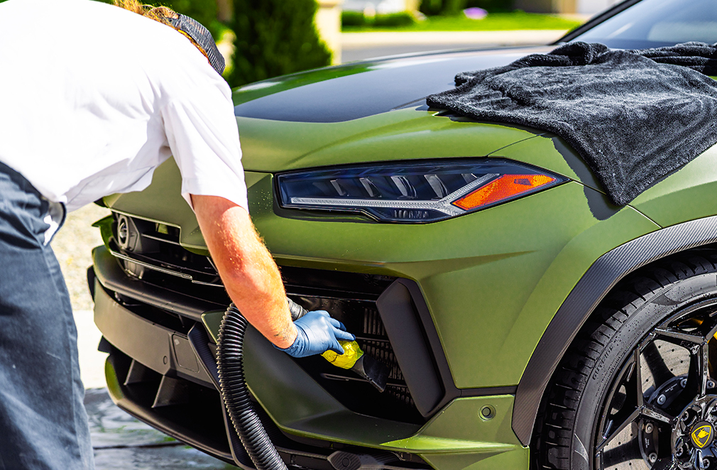 Skyline Auto Care polishing your vehicle