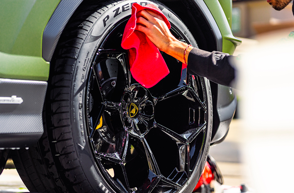 Skyline Auto Care polishing your vehicle